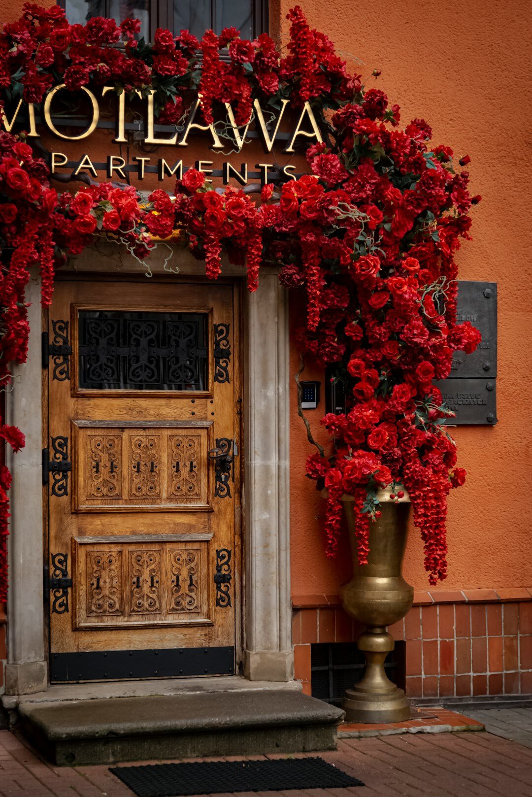 luxury boutique entrance
